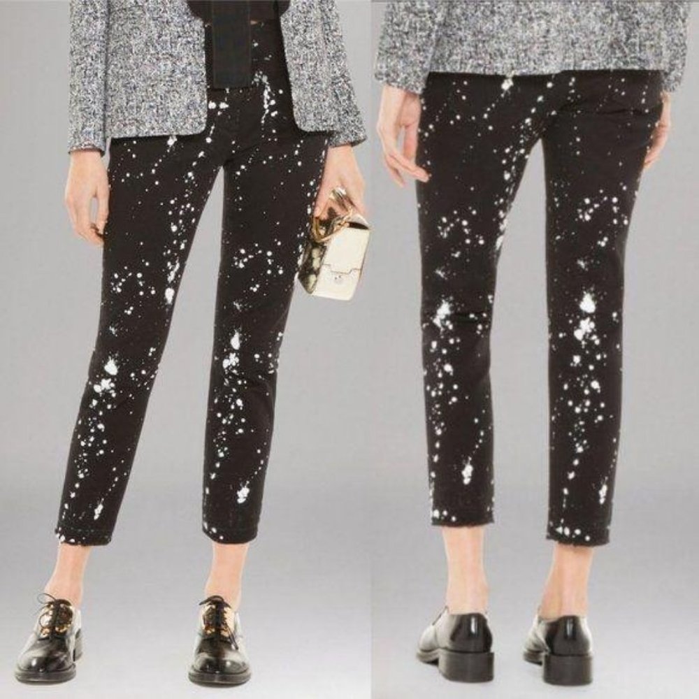 SANDRO Peinture Splatter Paint Jeans